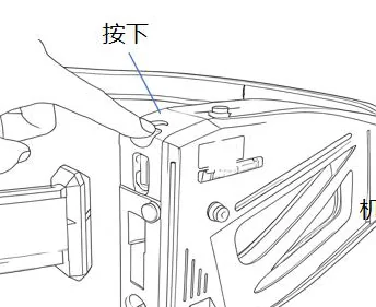 按下