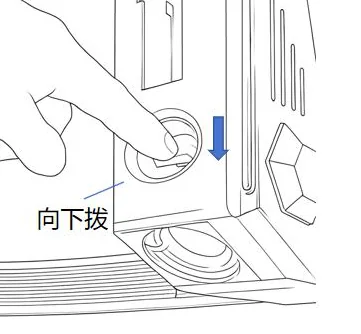 向下拔