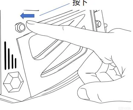 按下
